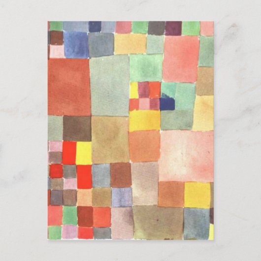 Flora op zand door Paul Klee Briefkaart (Voorkant)