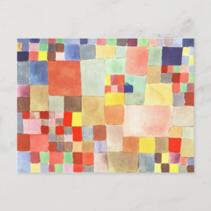 Flora op zand door Paul Klee Briefkaart