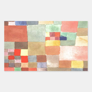 Flora op zand door Paul Klee Rechthoekige Sticker