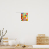 Flora op zand Paul Klee Poster (Keuken)