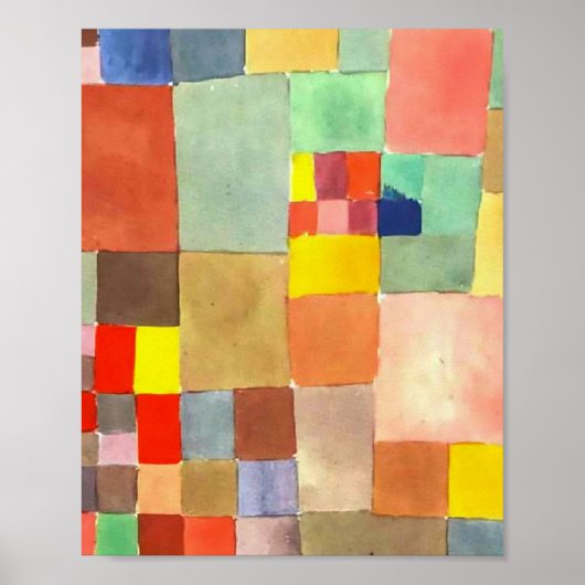 Flora op zand Paul Klee Poster (Voorkant)