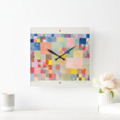 Flora op zand, Paul Klee Vierkante Klok (Huis)