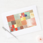 Flora op zand van Paul Klee Rechthoekige Sticker (Envelop)