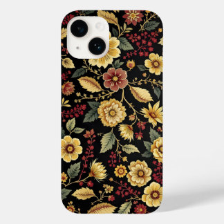 Flora pattern iphone case 