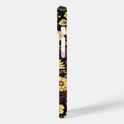 Flora pattern iphone case  (Achterkant / Links)