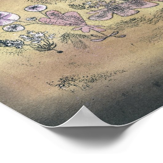 Flora : Paul Klee 1924 Poster (Hoek)