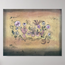 Flora : Paul Klee 1924 Poster