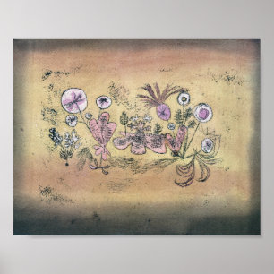 Flora : Paul Klee 1924 Poster