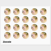 Flora portret bloem meisje stickers (Vel)