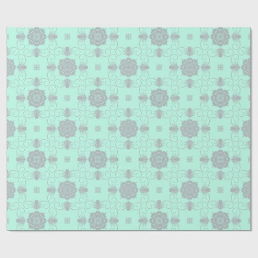 Flora Royale Elegant Bloemig Inpakpapier (Vlak)