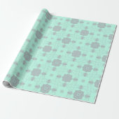Flora Royale Elegant Bloemig Inpakpapier (Uitgerold)
