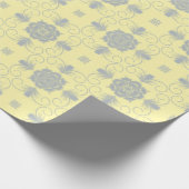 Flora Royale Elegant Floral Wrapping Paper Cadeaupapier (Hoek)