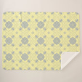 Flora Royale Floral Art Blanket Sherpa Deken (Voorkant (horizontaal))