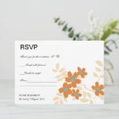 Flora - RSVP-kaarten Kaart (Staand voorkant)