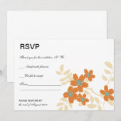 Flora - RSVP-kaarten Kaart (Voorkant / Achterkant)