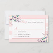  Flora RSVP-kaarten RSVP Kaartje (Voorkant)