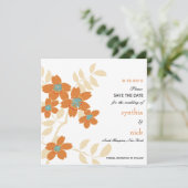 Flora - save the date Kaarten (Staand voorkant)