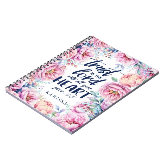  flora | Schrift | marine Notitieboek (Linkerzijde)