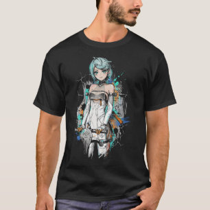 Flora Seed ZZZ Witte Scooter Demon T-shirt