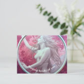 Flora surrealistisch schilderij briefkaart (Staand voorkant)