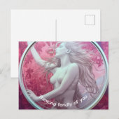 Flora surrealistisch schilderij briefkaart (Voorkant / Achterkant)