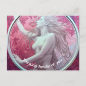 Flora surrealistisch schilderij briefkaart (Voorkant)