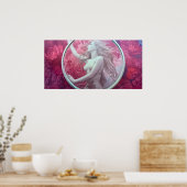 Flora surrealistisch schilderij poster (Keuken)