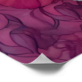 Flora surrealistisch schilderij poster (Hoek)