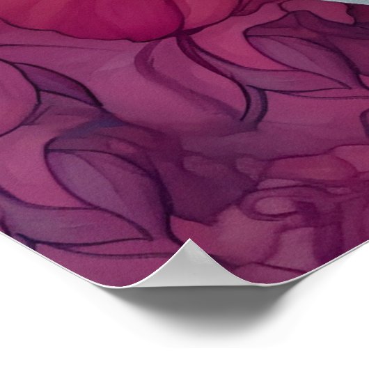 Flora surrealistisch schilderij poster (Hoek)