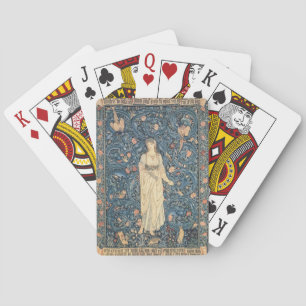 Flora Tapestry beroemd gemaakt door William Morri Pokerkaarten