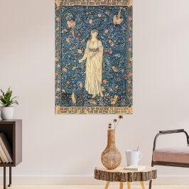  Flora Tapestry beroemd gemaakt door William Morri Poster
