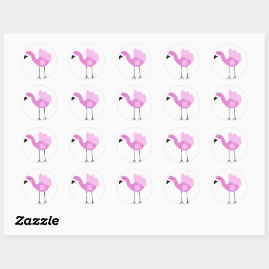 Flora The Flamingo Sticker (Vel)