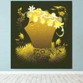 Flora the Goddess of Flowers Canvas Afdruk (Insitu (Houten vloer))