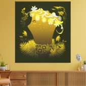 Flora the Goddess of Flowers Canvas Afdruk (Insitu (Woonkamer))
