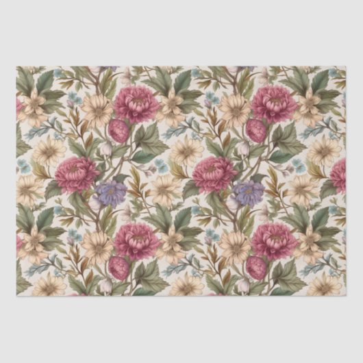  flora tissuepapier (Voorkant)