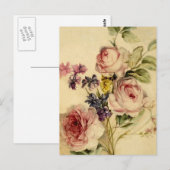flora uit de 18e eeuw briefkaart (Voorkant / Achterkant)