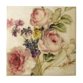  flora uit de 18e eeuw tegeltje (Voorkant)