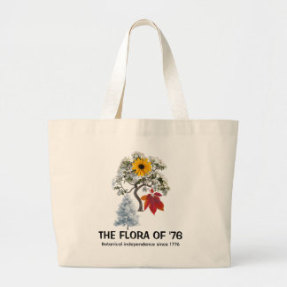 Flora van '76 botanische boodschappentas grote tote bag