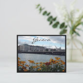 flora van het genève - meer briefkaart (Staand voorkant)