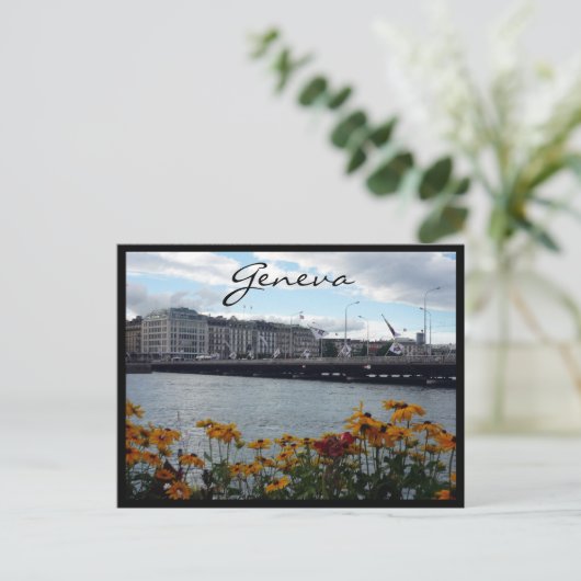 flora van het genève - meer briefkaart (Staand voorkant)