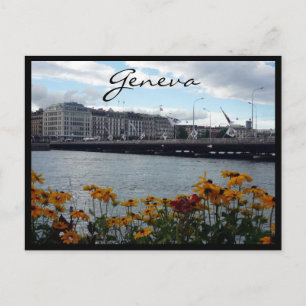 flora van het genève - meer briefkaart