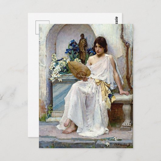 Flora van Pre-Raphaelite John William Waterhouse Briefkaart (Voorkant / Achterkant)
