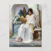 Flora van Pre-Raphaelite John William Waterhouse Briefkaart (Voorkant)