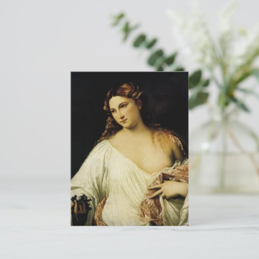Flora, van Titiaan Briefkaart (Staand voorkant)