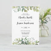 Flora Verde Invitación (Staand voorkant)