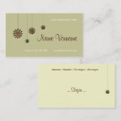 Flora Visitekaartje (Voorkant / Achterkant)