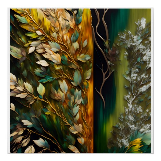 Flora Wall Art Canvas print Perfect Poster (Voorkant)