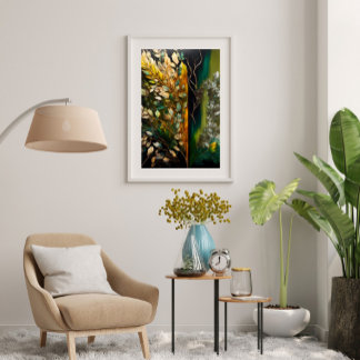 Flora Wall Art Canvas print Perfect Poster