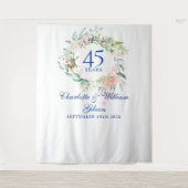 Floraal 45e 65e jubileum fotohokje achtergrond wandkleed (Voorkant)