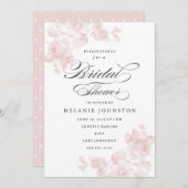  floraal | Bridal Shower-uitnodiging Kaart (Voorkant / Achterkant)